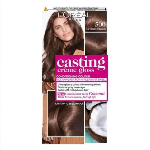 L'Oreal Paris Casting Crème Gloss Hair Color 500 Light Brown
