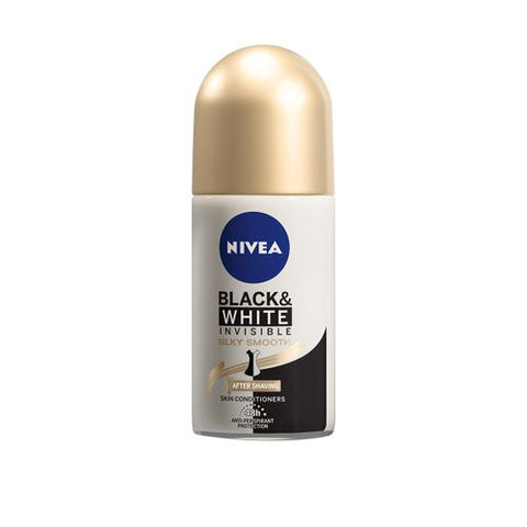 Nivea Black & White Invisible Silky Smooth Roll On - 50 Ml