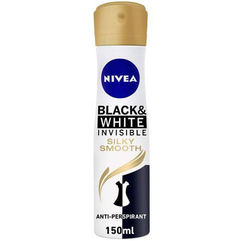 Nivea مزيل العرق Invisible Black & White Silky Smooth - للنساء - 150 مل
