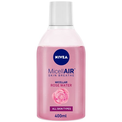 Nivea Micellar Rose Water Make-Up Remover - For All Skin Types - 400ml
