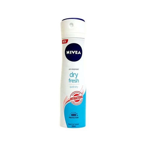 Nivea Dry Fresh Antibacterial Anti-Perspirant Spray - 150 Ml