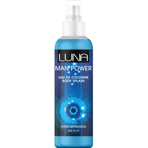 Luna Man Power Body Splash - Eau De Cologne - For Men - 250 Ml