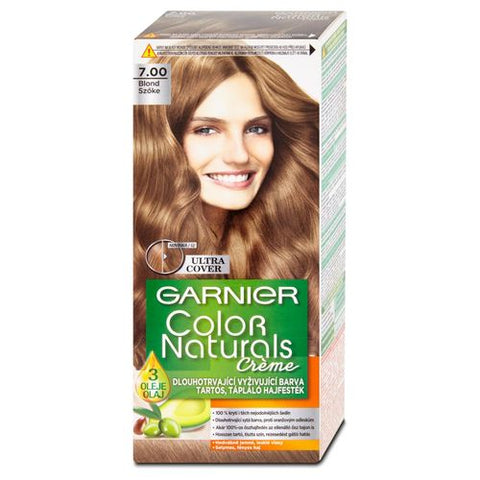 Garnier صبغة شعر كولور ناتشرالز كريم الدائمة - 7 أشقر