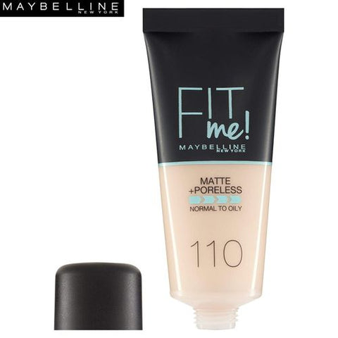 Maybelline New York Fit Me Matte & Poreless Foundation - 110 - 30ml
