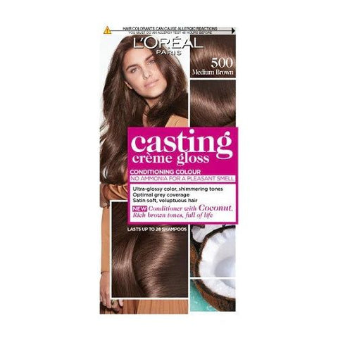 L'Oreal Paris Casting Crème Gloss Hair Color - 500 Medium Brown
