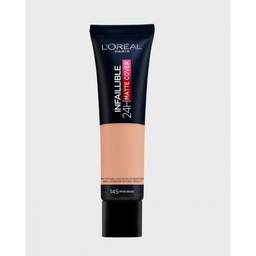 L'Oreal Paris Infallible 24H Matte Cover Foundation - 145 Rose Beige