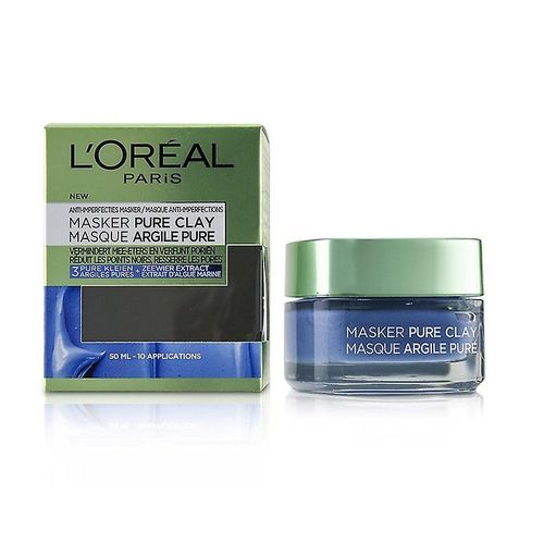 L'Oreal Paris Pure Clay Mask - Charcoal - 50 Ml