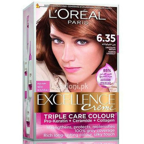 L'Oreal Paris Excellence Crème Hair Color - Dark Chestnut Brown 3