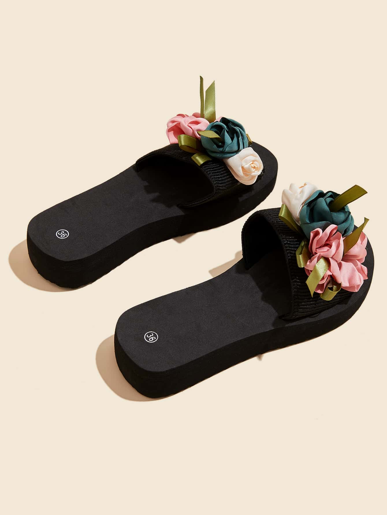 Shein- Minimalist Chunky Heeled Slingback Sandals-1 – Bagallery