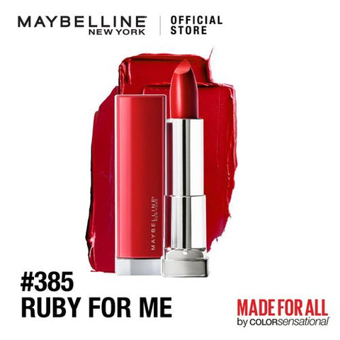 Maybelline New York أحمر شفاه كولور سينسيشنال ميد فور أول مط غير لامع - 385 روبي فور مي