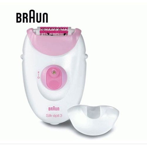 Braun Silk-epil 3 3370 Epilator - White/Pink