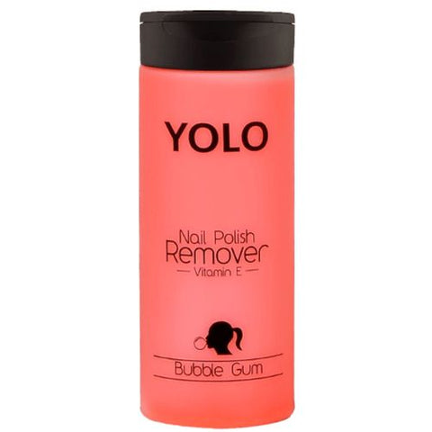 YOLO Nail Polish Remover With Vitamin E & Bubble Gum - 135ml