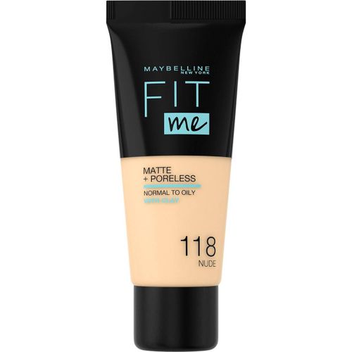 Maybelline New York كريم أساس فيت مي مط وخافي للمسام - 118 نود