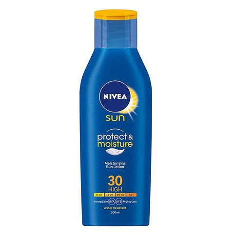 Nivea SUN Protect & Moisture Water Resistant Sun Lotion - SPF 30+ - 200ml