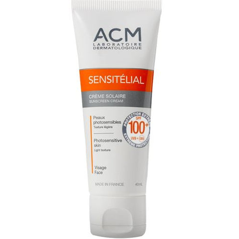 ACM Sunscreen Cream Photosensitive Skin Light Texture - 100 SPF - 40ml