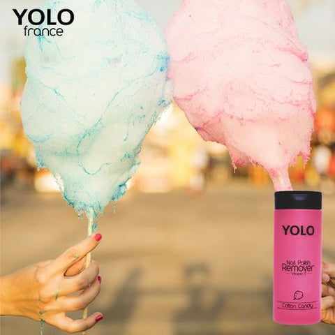 YOLO Nail Polish Remover With Vitamin E & Cotton Candy - 135ml