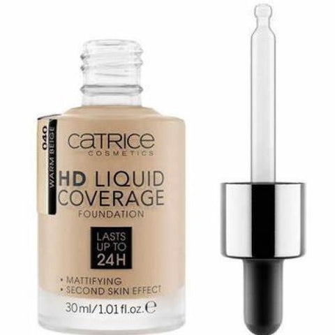 Catrice HD Liquid Coverage Foundation -040 warm beige