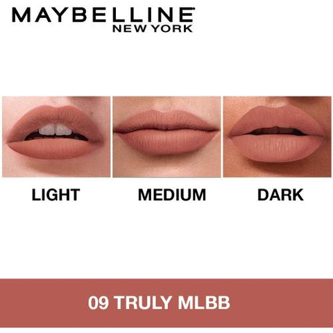 Maybelline Sensational Liquid Matte Lipstick - 09 As Truly Mlbb - 7G