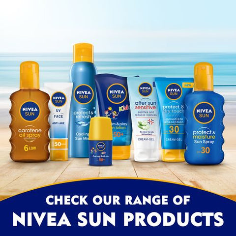 Nivea SUN Protect & Moisture Water Resistant Sun Lotion - SPF 30+ - 200ml