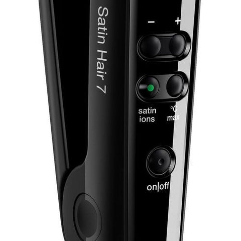 Braun ST730 Satin Hair 7 IONTEC Straightener With Pouch + HD180 Satin Hair 1 Power Perfection Dryer