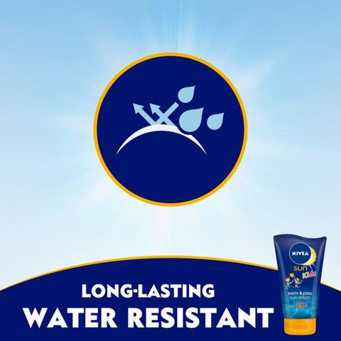 Nivea SUN Kids Swim & Play Water Resistant Sun Lotion - SPF 50+ - 150ml