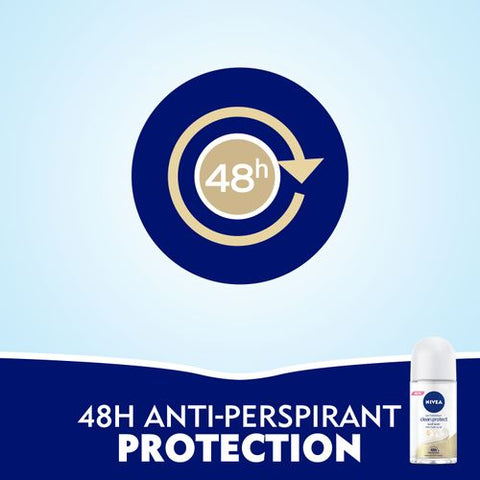 Nivea Clean Protect With Pure Alum Deodorant Roll-On - For Women - 50ml