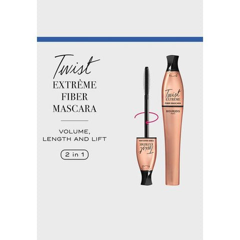 Bourjois Mascara Twist EXtreme FIBER MASCARA Give Eyelashes Length Volume Microfiber