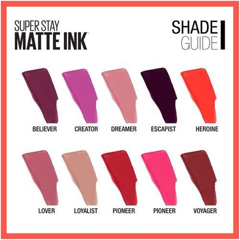 Maybelline New York Superstay Matte Ink Liquid Lipstick - 10 Dreamer