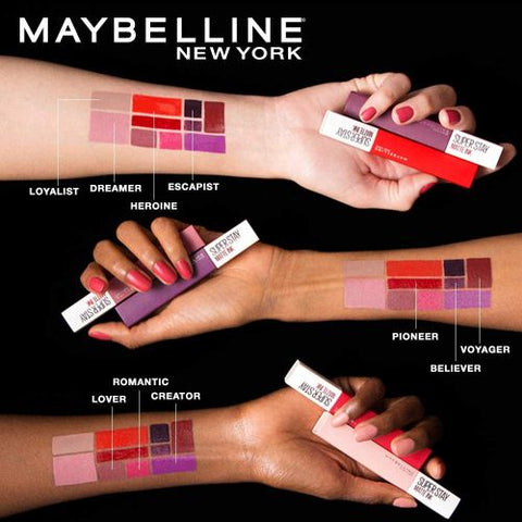 Maybelline New York أحمر شفاه سائل فائق الثبات سوبر ستاي مط غير لامع - 10 دريمر